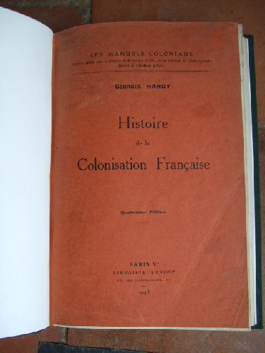 Histoire de la Colonisation française.