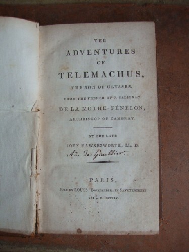The adventures of Telemachus the sons of Ulysses from the french