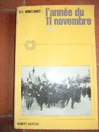 L'année du 11 novembvre 1918.