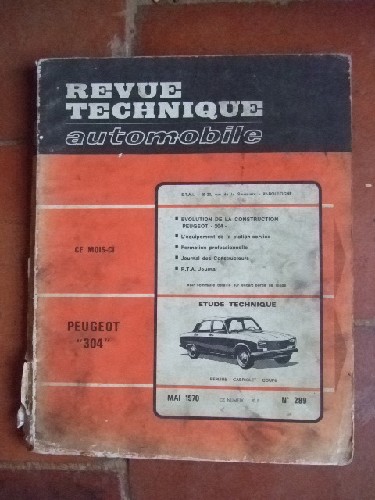 Peugeot 304 - Evolution de la construction Peugeot 204.