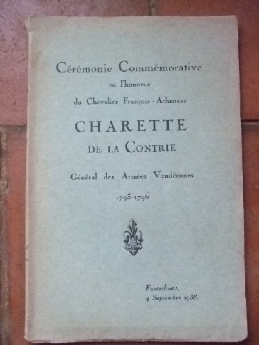Crmonie Commmorative en l'honneur du Chevalier Franois-Athan