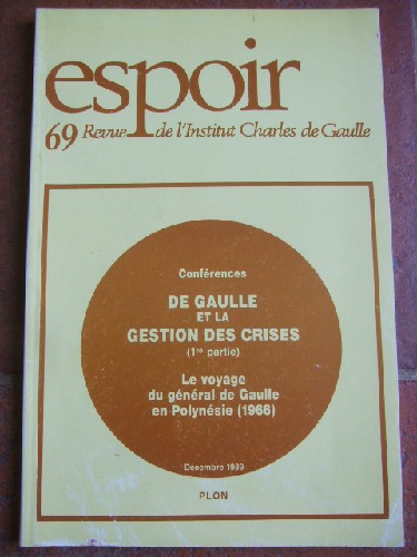 Revue de l'Institut Charles de Gaulle n 69