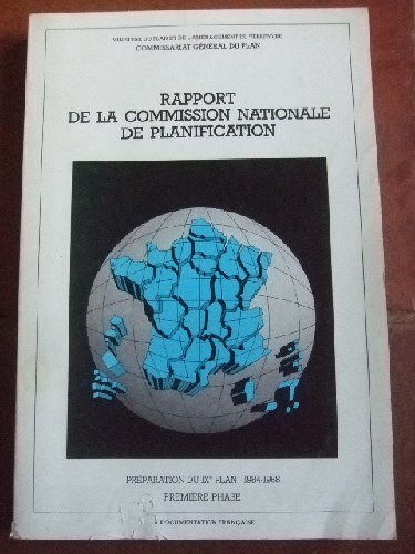 Rapport de la Commission Nationale de Planification. Prparation