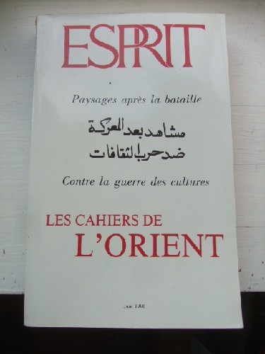 Esprit n° 6 - juin 1991- Les cahiers de l'Orient.