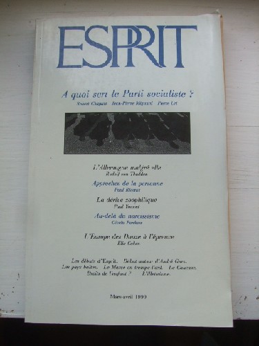 Esprit n° 3-4 - Mars-Avril 1990 A quoi sert le Parti Socialiste.