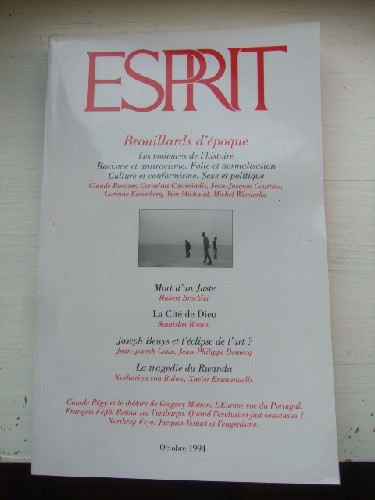 Esprit n° 10- Octobre 1994 - Brouillards d'Epoque.