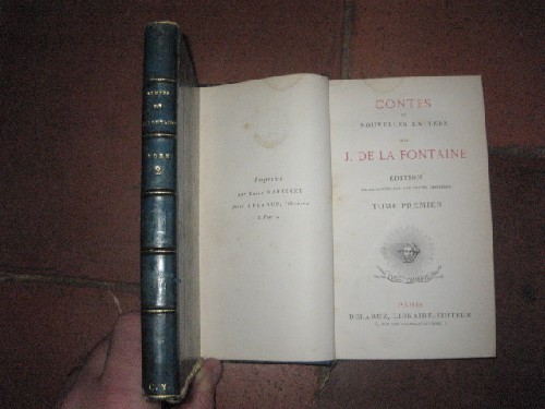 Contes et nouvelles en vers de J. de la La Fontaine. Edition Col