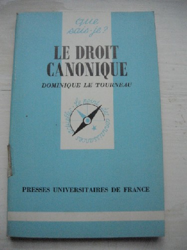 Le Droit Canonique. N779